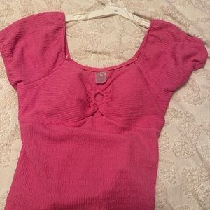 super cute pink dressy top